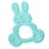 Silicon “Bunny” teether, mix color, button