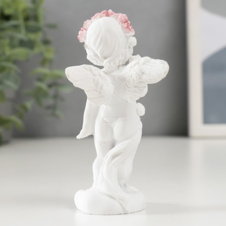Polystone souvenir "Snowty angel in pink flirty" mix 9.2x3.2x4.7 cm-3