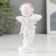Polystone souvenir "Snowty angel in pink flirty" mix 9.2x3.2x4.7 cm