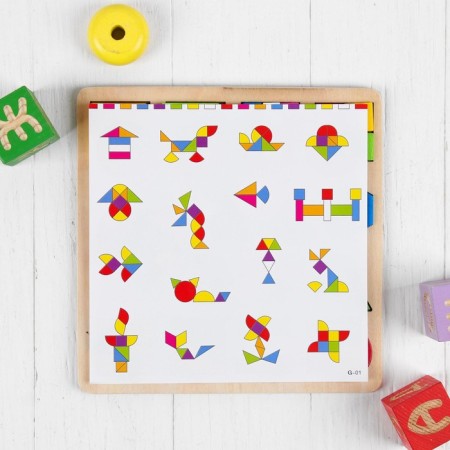 Puzzle "Fractions and the whole. We develop" mix-6