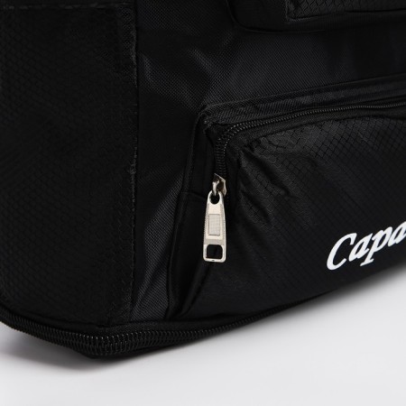 A backpack with a lightning with an increase, 55l, 5 external pockets, black color-7
