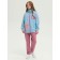 Jacket for girls, height 116 cm, blue color