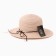 Women's hat with bowing minaku pink color, rr 56-58