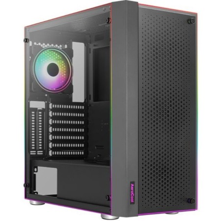 Aerocool Skribble, ATX, 2X120MM, 2XUSB 3.0, Audio Bott PSU, Black, without BP