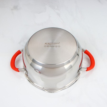 Aurora pan, 3 l, d = 20 cm, capsule, glass cover-7