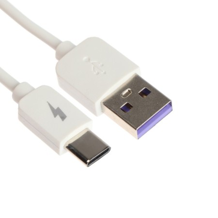 EXPLOYD EX-K-1392 cable, Type-C-USB, 2.4 A, 0.25 m, silicone braid, white-1