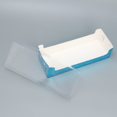 Box for confectionery with PVC “Happy New Year”, 30 x 8 x 11 cm, new year-2