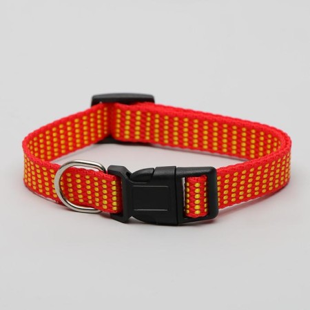 Rhynthey collar, 40 x 1.5 cm, red-yellow-5