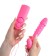 Vibro -tier with a remote control, 14x3.5 cm, pink