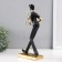 Souvenir Polystone "Saxophonist" black with gold 12.5x8.5x27.5 cm
