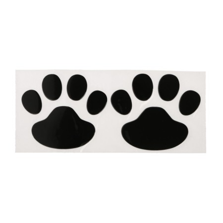 Stick on the car "Paws", black