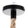 Lamp Bayerlux "Globa" E27 40W Black 33x33x33-113cm