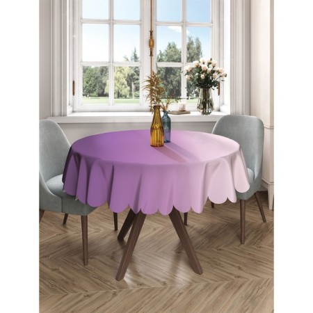 The tablecloth “Violet gradient”, round, Saten, d = 150 cm-2