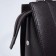 Women's bag El Masta with a zipper, external pocket, long belt, dark brown color