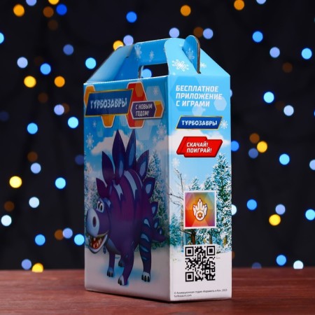 Gift box "Turbosaurs", a gift, 16.8 x 6.8 x 20.9 cm-3