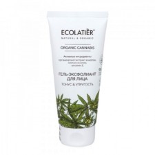 Гель-эксфолиант для лица Ecolatier Organic Cannabis «Тонус & упругость», 100 мл