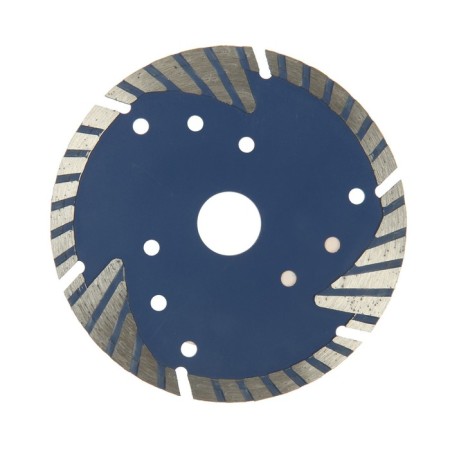 Disk diamond cutting tundra, Turbo-segment with protective sectors, dry cut, 115 x 22 mm-2