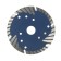 Disk diamond cutting tundra, Turbo-segment with protective sectors, dry cut, 115 x 22 mm