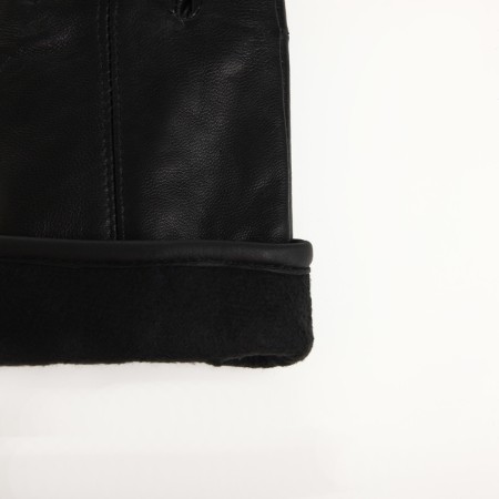 Female gloves, size m, with insulation, black color-3
