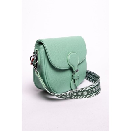 Cross-Body Bag, eco-leather, ludor turquoise, 21x8x18 cm-1