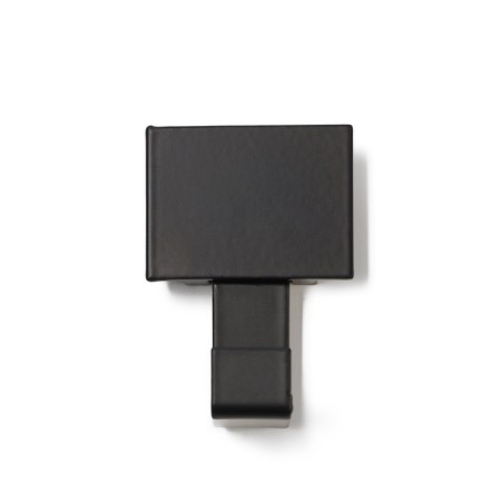 Furniture hook cappio basket, one -rod, black color-2