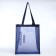 Household bag without fastening, blue color