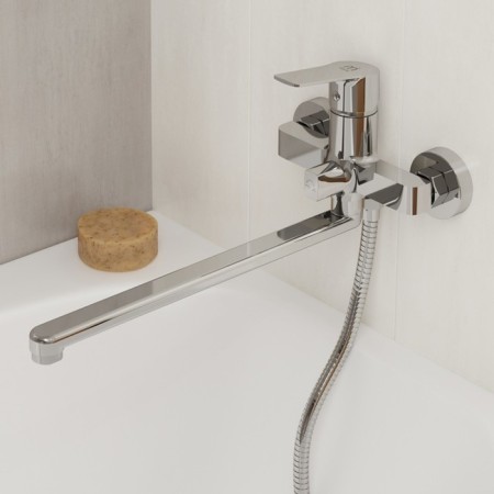 MILARDO HELIC HELSB02M10 bath mixer, single -leaf, flat spill 320 mm 504940-1