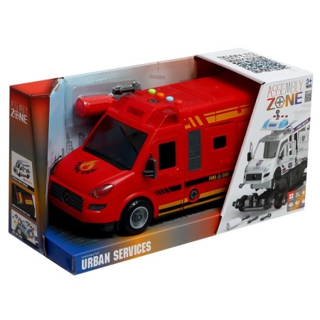 The designer of the screw "Fire van", light, sound, inertia, 50 parts-8