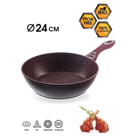 Pan BK-7882, D ​​= 24 cm, deep, handle Soft Touch