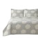 Bedspread, size 250x260 cm, gray color