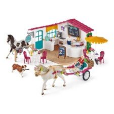 Набор  Horse Club «Поездка в карете в кафе Rider», Schleich