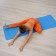 Sangh yoga rug, 183x61x0.7 cm, blue color