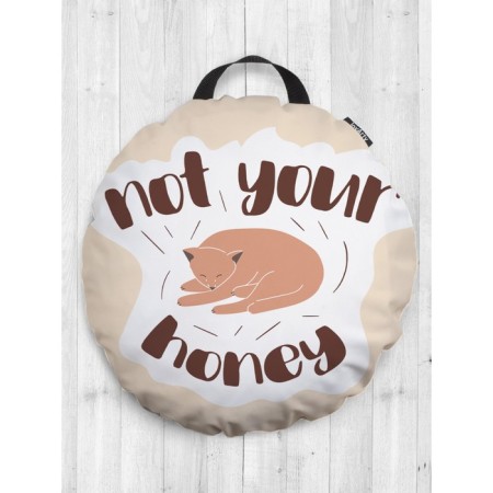 Pillow Sidushka "Message", decorative, d = 52 cm