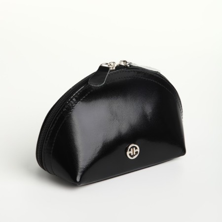 Cosmetic bag with lightning Textura, black color-3