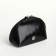 Cosmetic bag with lightning Textura, black color