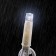 Garland "fringe" 3 x 0.6 m, IP65, UMS, white thread rubber, 160 LED, white glow, 220 V