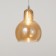 Lamp Bayerlux 2480/1GD E27 40W golden 26x26x26-126 cm