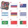Board game "Memo flags", 50 cards, 5+