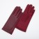 Gloves are female, dimensionless, without insulation, burgundy color