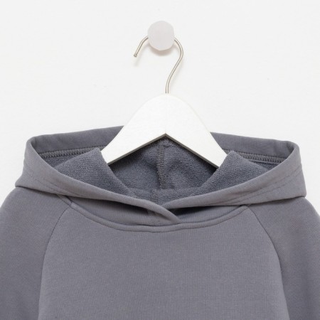 Kids (hoodies, trousers) minku color gray, height 122-11