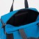 Sports bag with lightning, 2 outer pockets, blue color