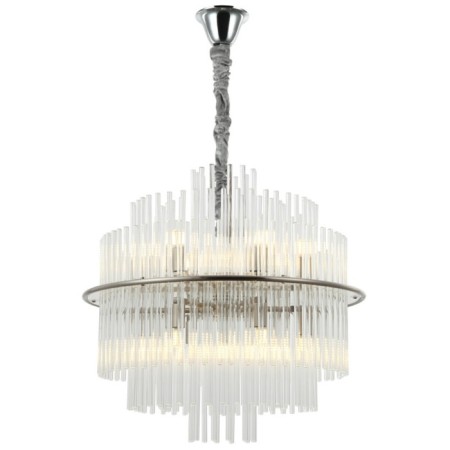 Suspended chandelier Eclipse 13xg9 LED 5W, size 50x50x63-150 cm, color nickel-1