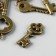 Decor "Keys", ancient bronze, set 13 pcs