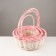 A set of baskets, 3 pcs, 36 × 14 × 39 cm, 32 × 12 × 34 cm, 27 × 11 × 29 cm, willow