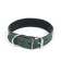 Collar leather two-layer 3 cm, Osh 35-47 cm, emerald