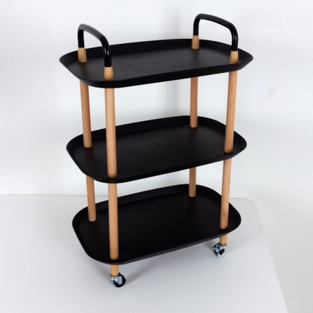 Joy Home carts, 3-long, beige-black-1