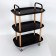 Joy Home carts, 3-long, beige-black