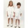 Muslim children's suit Amarobaby Easy, height 116 cm, white color