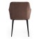 Bremo Mod chair. 708 fabric/metal, 58x55x83cm, brown 12/black