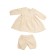 Set for girls, height 98 cm, beige color